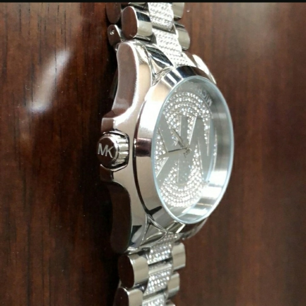 Brand NWT MICHAEL KORS Crystal Glitz ladies watch - Picture 2 of 6